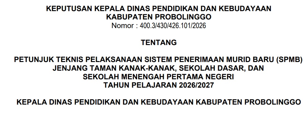 PETUNJUK TEKNIS SPMB 2026/2026